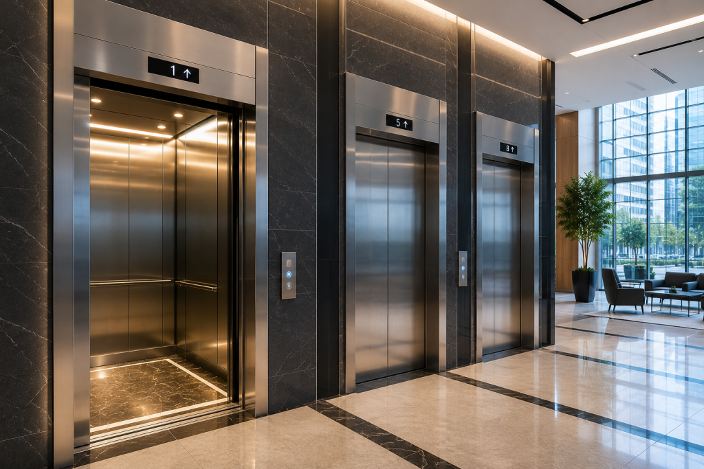 Mejores opciones de elevadores comerciales en México en edificio moderno